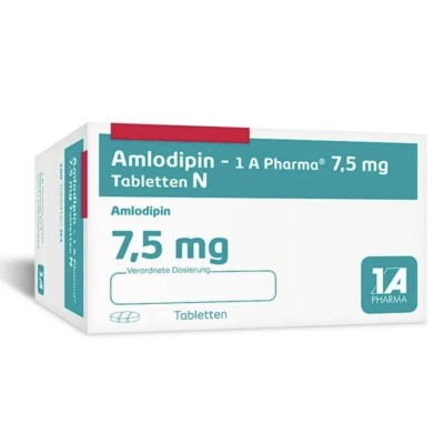АМЛОДИПІН / AMLODIPIN 7,5 мг таблетки 100 шт