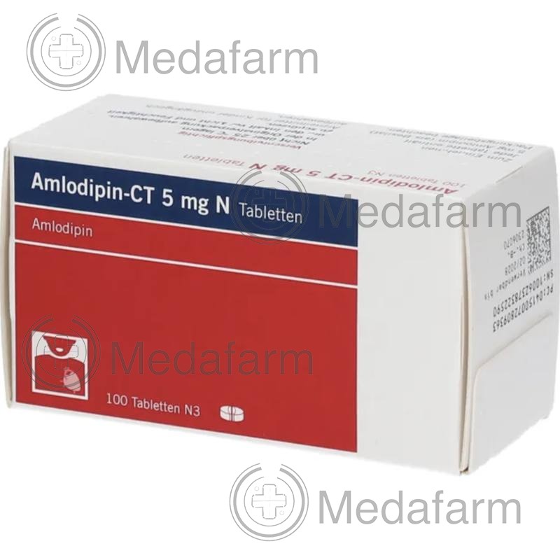 АМЛОДИПИН / AMLODIPIN CT 5 мг N таблетки 100 шт