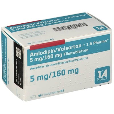 АМЛОДИПИН / AMLODIPIN 5мг/160мг табл. п/о. 98 шт