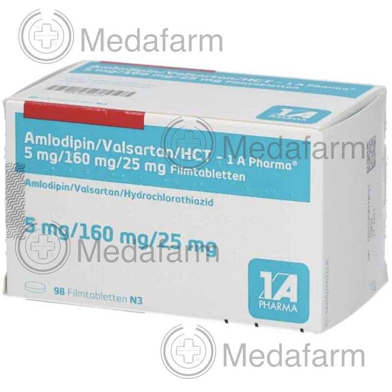 АМЛОДИПИН / AMLODIPIN HCT 5мг/160мг/25мг табл. п/о. 98 шт
