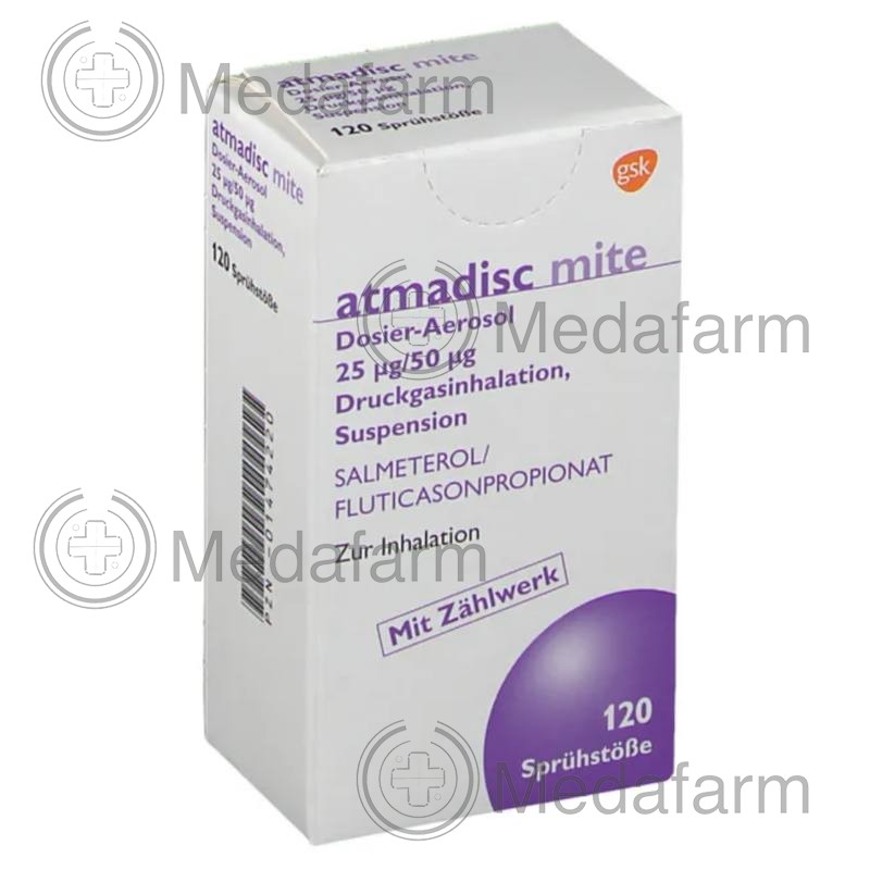 АТМАДИСК / ATMADISC 25 μg/50 μg дозированный аэрозоль 120 шт