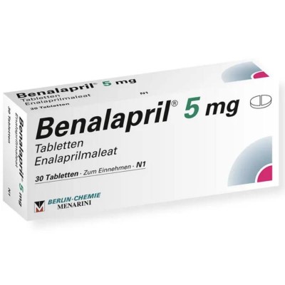 БЕНАЛАПРИЛ / BENALAPRIL 5 мг таблетки 30 шт