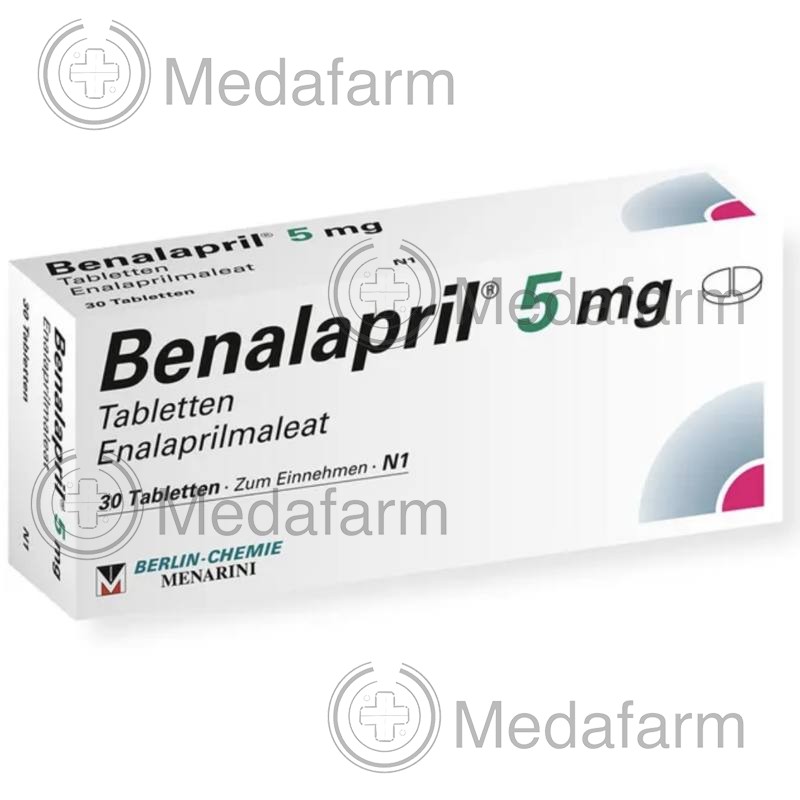 БЕНАЛАПРИЛ / BENALAPRIL 5 мг таблетки 30 шт