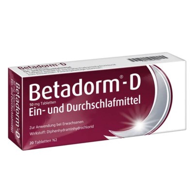 БЕТАДОРМ / BETADORM D таблетки 20 шт