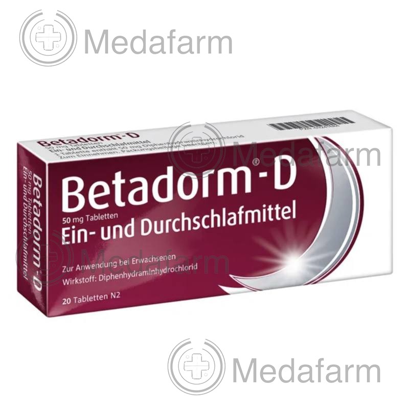 БЕТАДОРМ / BETADORM D таблетки 20 шт