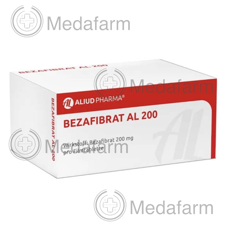 БЕЗАФІБРАТ / BEZAFIBRAT АЛ 200 табл. в/о 50 шт