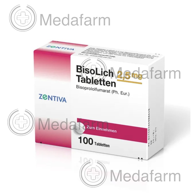 БІСОЛІК / BISOLICH 2,5 мг таблетки 100 шт