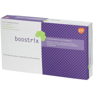 БУСТРИКС / BOOSTRIX суспензия для инъекций 10x0,5 мл