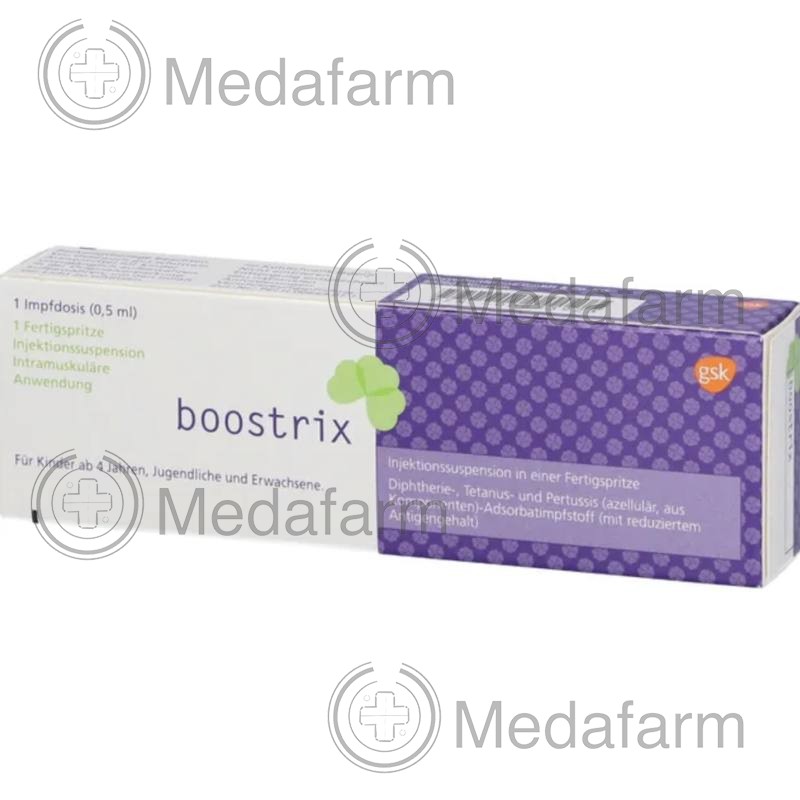 БУСТРИКС / BOOSTRIX суспензия для инъекций 1x0,5 мл