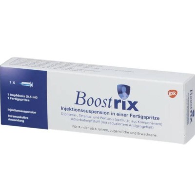 БУСТРИКС / BOOSTRIX суспензия для инъекций 1x0,5 мл