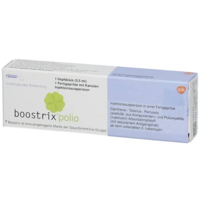 БУСТРІКС / BOOSTRIX суспензія для ін'єкцій 0,5 мл