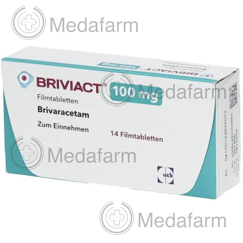 БРИВІАКТ / BRIVIACT 100 мг табл. в/о 14 шт