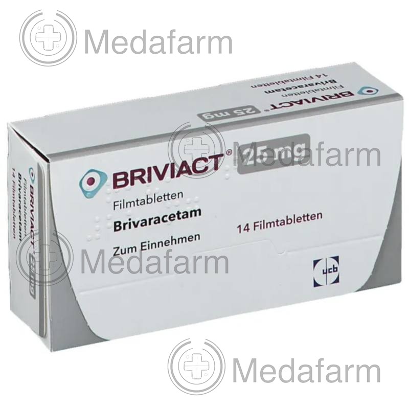 БРИВИАКТ / BRIVIACT 25 мг табл. п/о. 14 шт