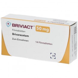 БРИВІАКТ / BRIVIACT 50 мг табл. в/о 14 шт