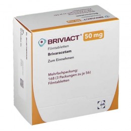 БРИВІАКТ / BRIVIACT 50 мг табл. в/о 168 шт