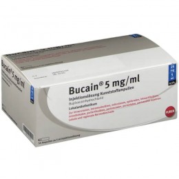 БУКАИН / BUCAIN 0,5% 5 мг/мл р-н д/инъекц. 50x5 мл