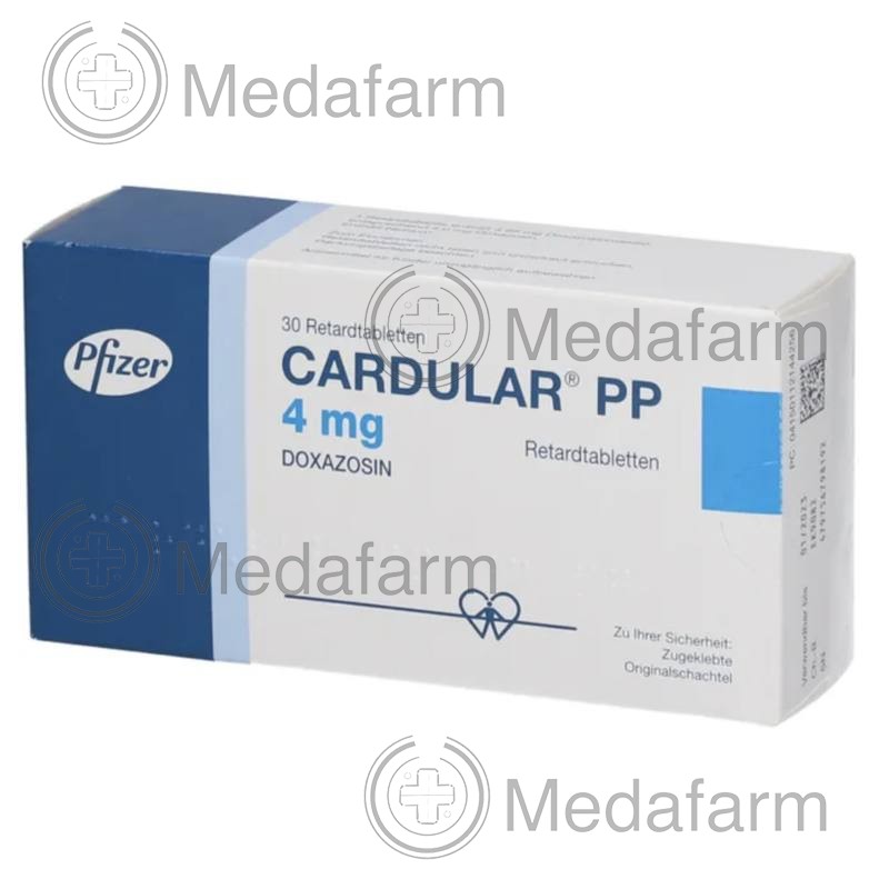 КАРДУЛАР / CARDULAR 4 мг табл. пролонг. 30 шт