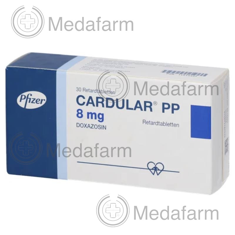 КАРДУЛАР / CARDULAR 8 мг табл. пролонг. 30 шт