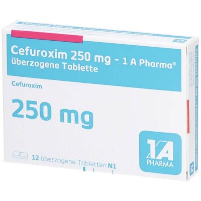 ЦЕФУРОКСИМ / CEFUROXIM 250 мг таблетки з покриттям 12 шт