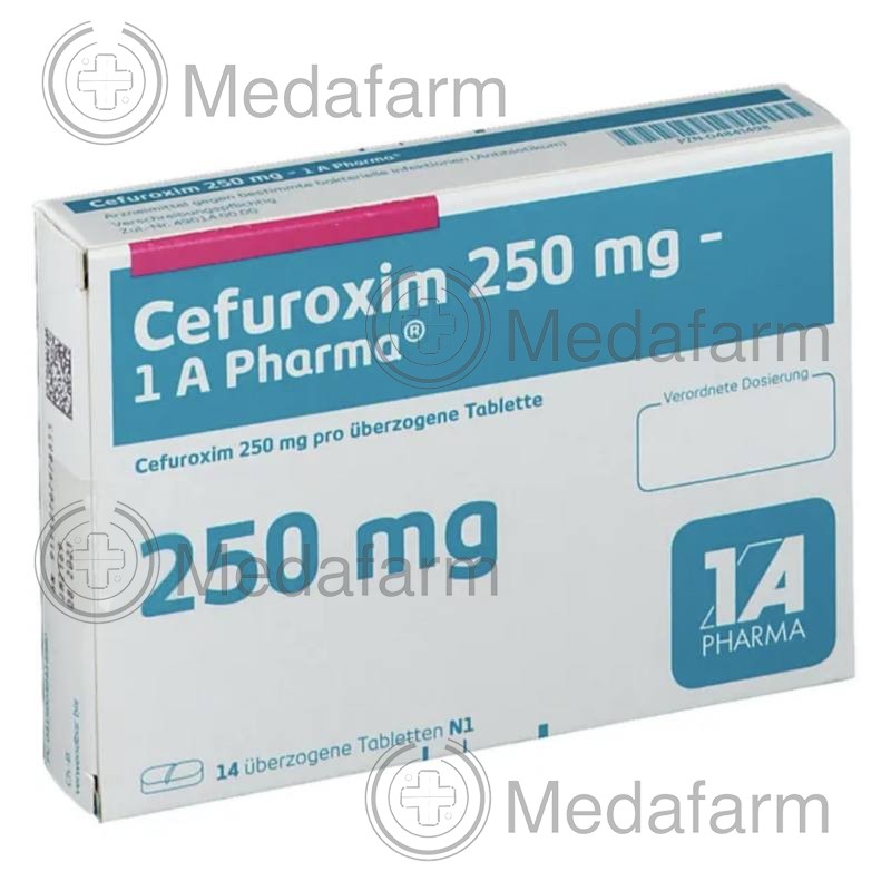 ЦЕФУРОКСИМ / CEFUROXIM 250 мг таблетки з покриттям 14 шт