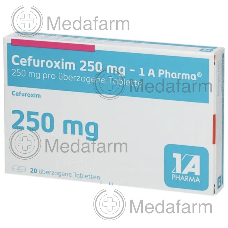 ЦЕФУРОКСИМ / CEFUROXIM 250 мг таблетки з покриттям 20 шт