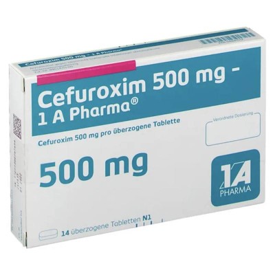ЦЕФУРОКСИМ / CEFUROXIM 500 мг таблетки з покриттям 14 шт