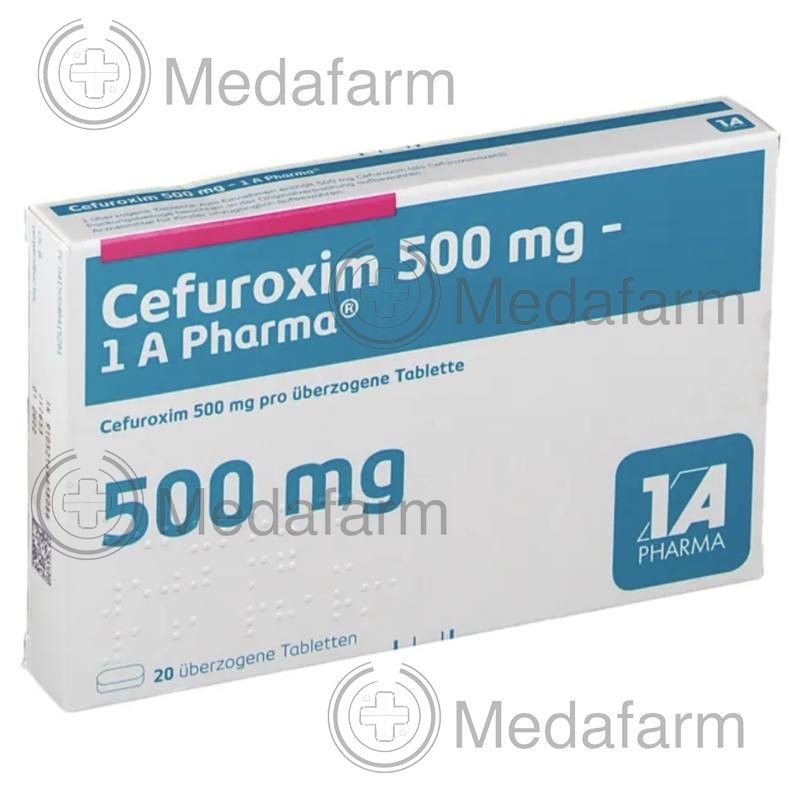 ЦЕФУРОКСИМ / CEFUROXIM 500 мг таблетки з покриттям 20 шт