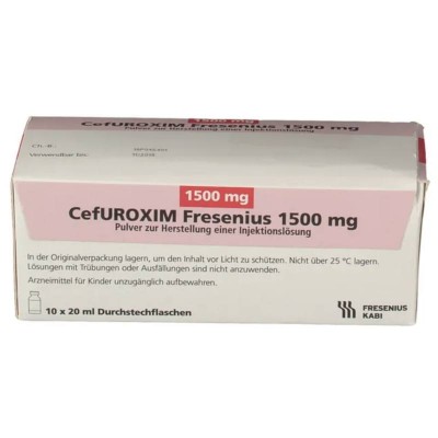 ЦЕФУРОКСИМ / CEFUROXIM 1500 мг порошок для приготування розчину для ін'єкцій 10 шт