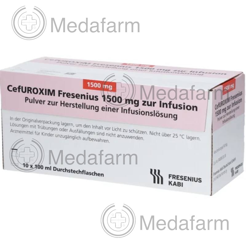 ЦЕФУРОКСИМ / CEFUROXIM 1500 мг порошок д/пригот. р-н. інф. 10 шт