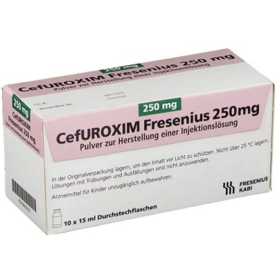 ЦЕФУРОКСИМ / CEFUROXIM 250 мг порошок для приготування розчину для ін'єкцій 10 шт