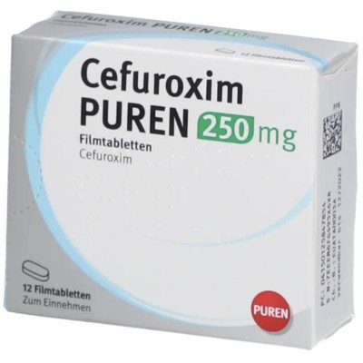 ЦЕФУРОКСИМ / CEFUROXIM 250 мг табл. п/о. 12 шт