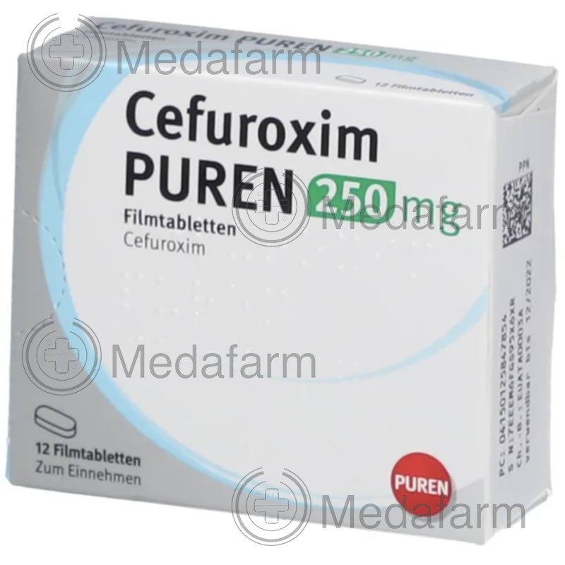 ЦЕФУРОКСИМ / CEFUROXIM 250 мг табл. п/о. 12 шт