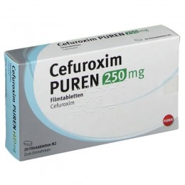 ЦЕФУРОКСИМ / CEFUROXIM 250 мг табл. п/о. 20 шт