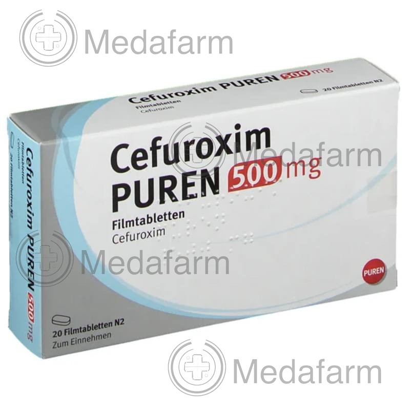 ЦЕФУРОКСИМ / CEFUROXIM 500 мг табл. п/о. 20 шт