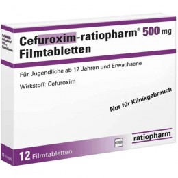 ЦЕФУРОКСИМ / CEFUROXIM 500 мг табл. п/о. 12 шт