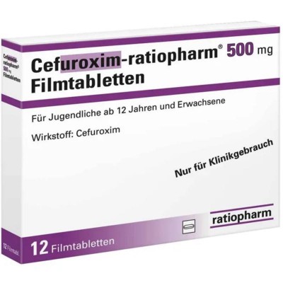 ЦЕФУРОКСИМ / CEFUROXIM 500 мг табл. в/о 12 шт