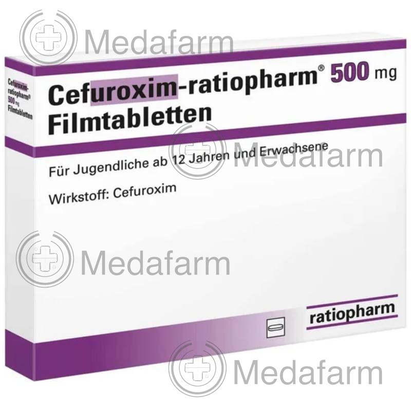 ЦЕФУРОКСИМ / CEFUROXIM 500 мг табл. п/о. 24 шт