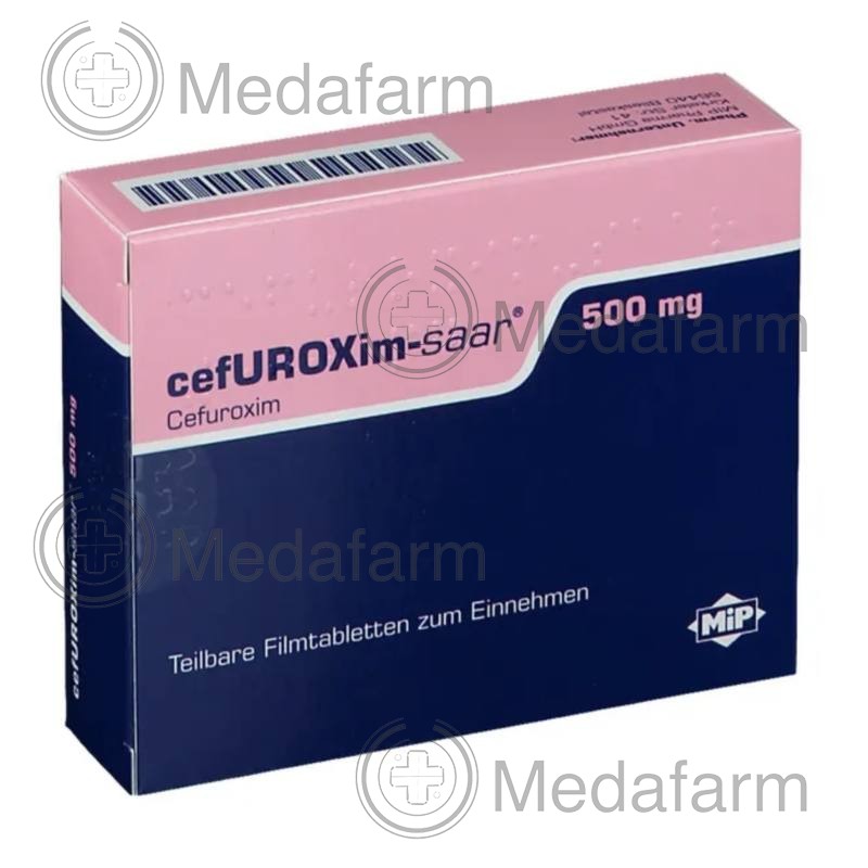 ЦЕФУРОКСИМ / CEFUROXIM 500 мг табл. п/о. 12 шт