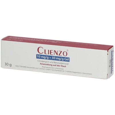 КЛІЕНЗО / CLIENZO 10 мг/g + 50 мг/g гель 30 г