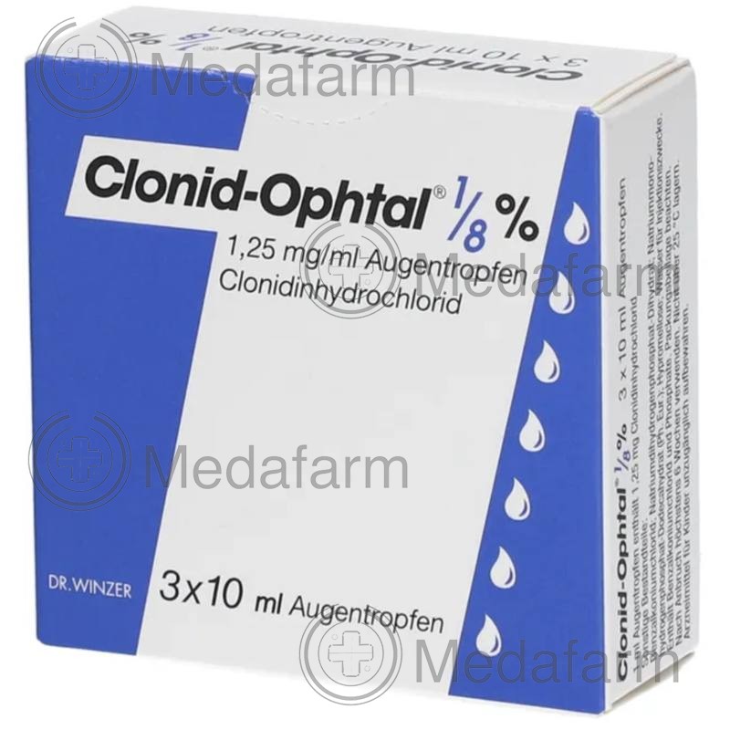 КЛОНІД ОФТАЛ / CLONID OPHTAL 0,08 очні краплі 3x10 мл