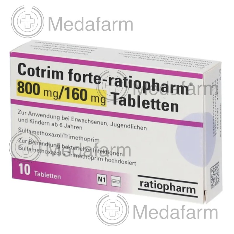 КОТРИМ / COTRIM 800 мг/160 мг таблетки 10 шт