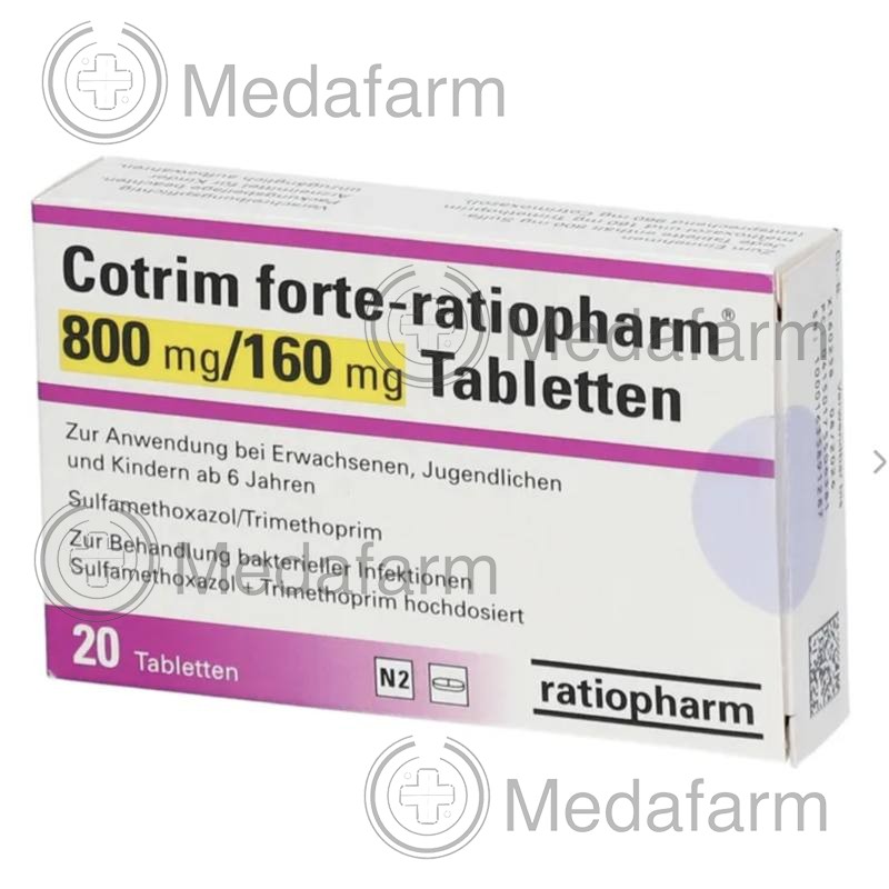КОТРИМ / COTRIM 800 мг/160 мг таблетки 20 шт