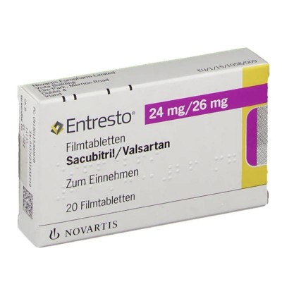 ЕНТРЕСТО / ENTRESTO 24 мг/26 мг табл. в/о 20 шт