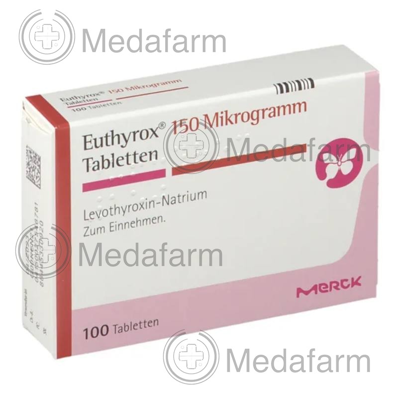 ЭУТИРОКС / EUTHYROX 150 Мкг таблетки 100 шт