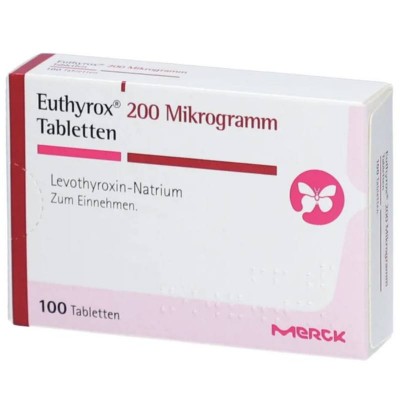 ЭУТИРОКС / EUTHYROX 200 Мкг таблетки 100 шт