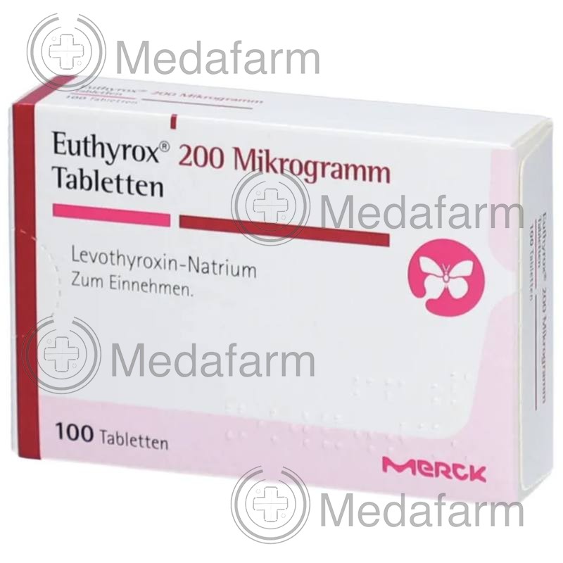 ЕУТІРОКС / EUTHYROX 200 Мкг таблетки 100 шт