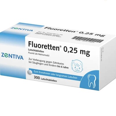 ФЛУОРЕТТЕН / FLUORETTEN 0,25 мг таблетки 300 шт