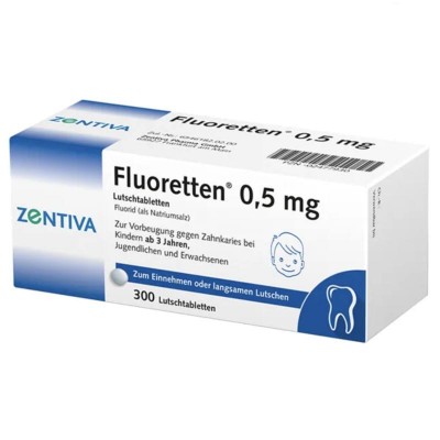 ФЛУОРЕТТЕН / FLUORETTEN 0,5 мг таблетки 300 шт