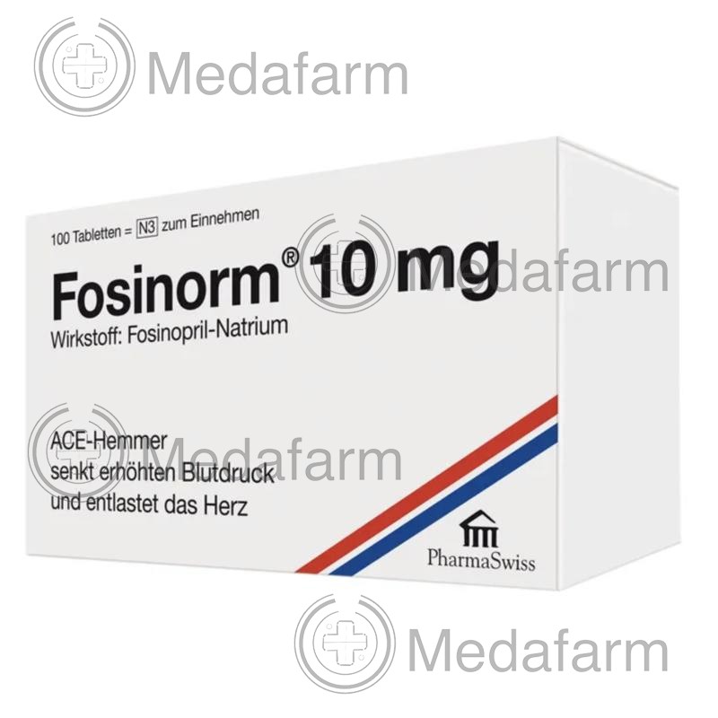 ФОЗИНОРМ / FOSINORM 10 мг таблетки 100 шт