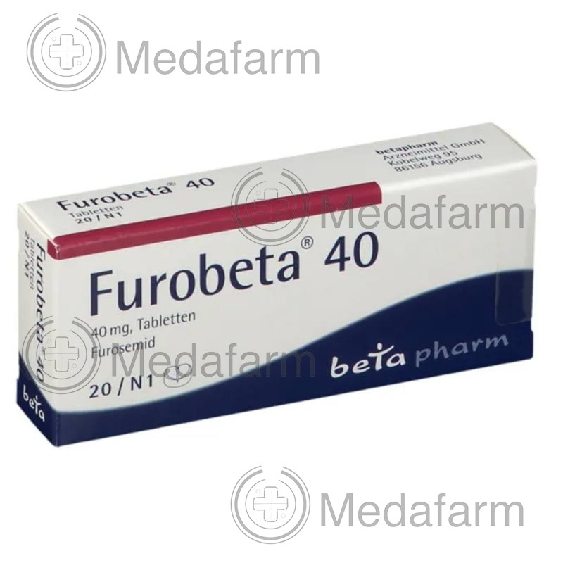 ФУРОБЕТА / FUROBETA 40 таблетки 20 шт